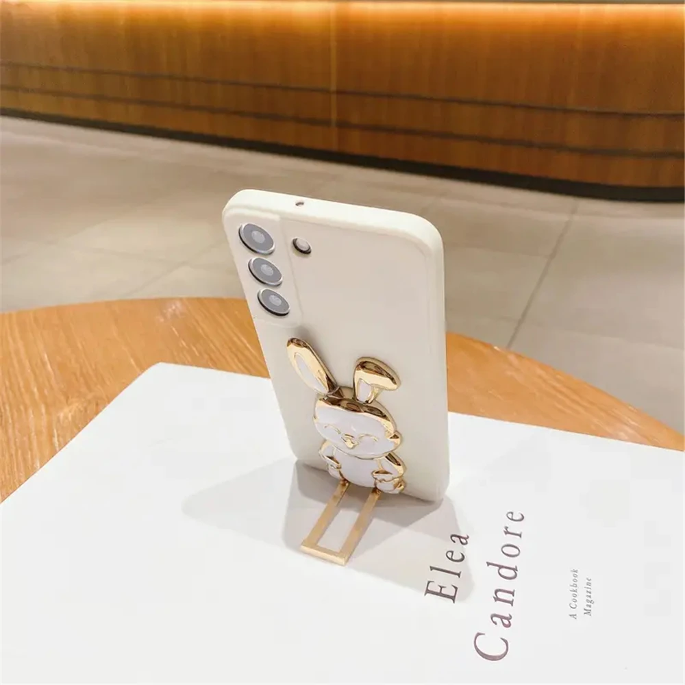 Милый чехол-подставка с кроликом для телефона Huawei Honor X8 4G X7 X9 5G 30 50 60 70 80 Pro SE