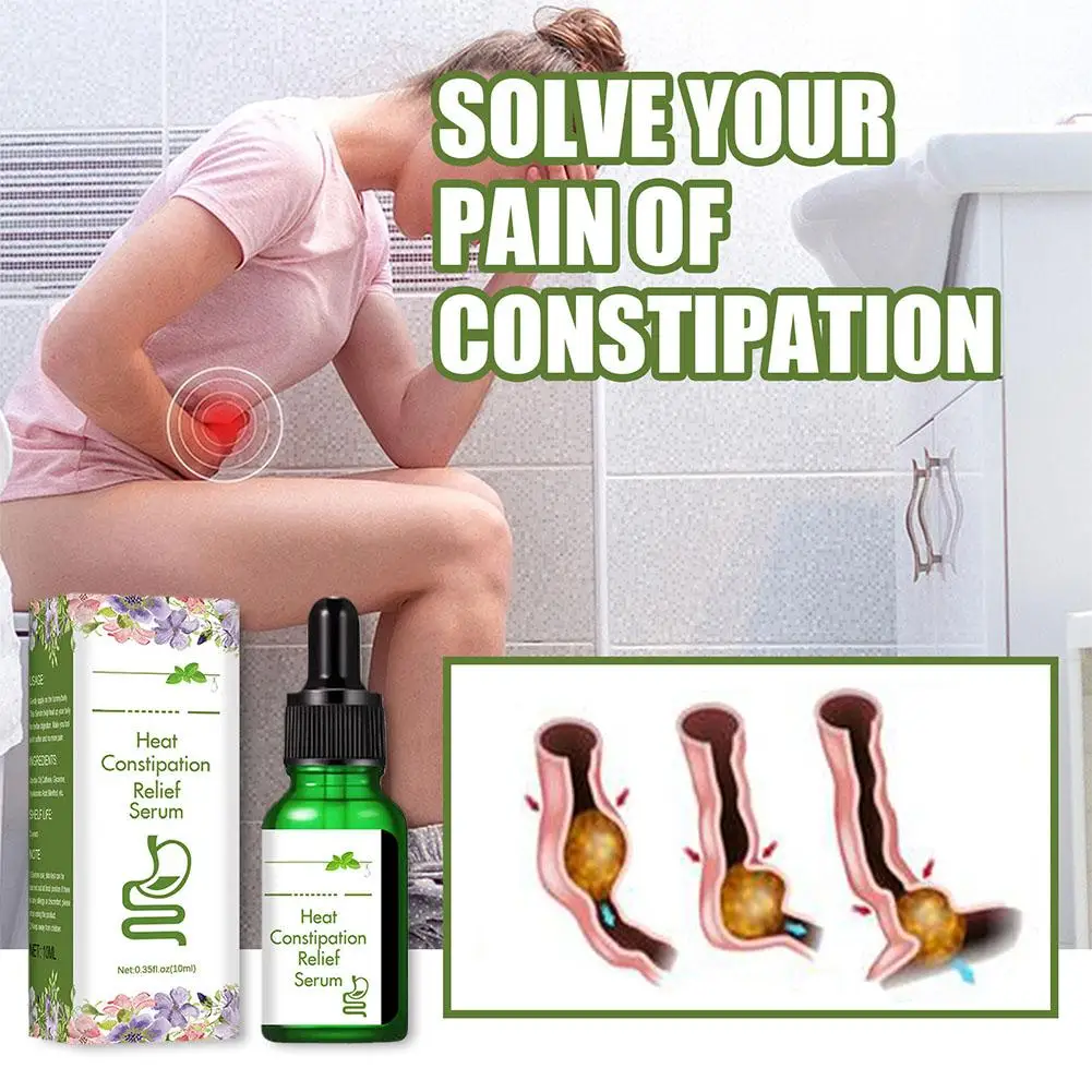 

Heat Constipation Relief Oil Serum Promote Improve Drops Constipation Treatment Immune Medicine System Losing Weight Q5R9