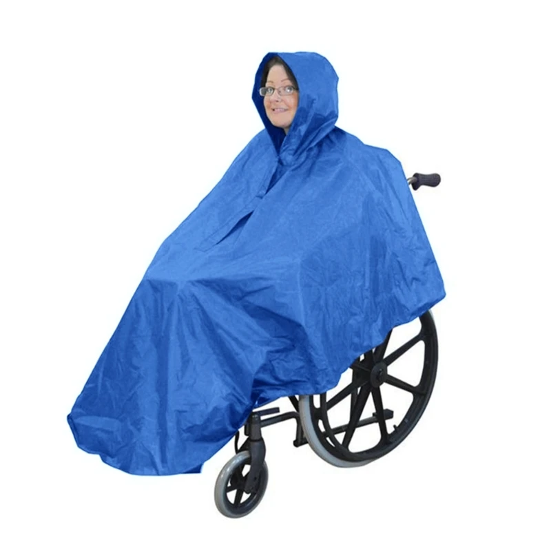 

Дождевики для инвалидных колясок, пончо для мобильности, ультралегкий водонепроницаемый дождевик с капюшоном для мужчин, женщин, мужчин, вз...