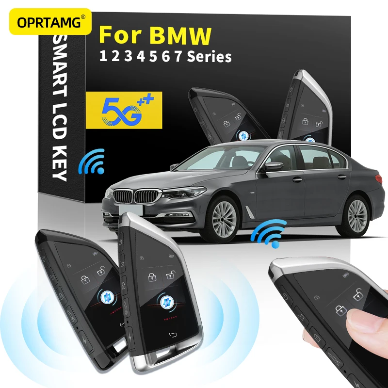 

Пульт дистанционного управления, ЖК-дисплей для автомобиля keyless-go smart Key для BMW 1 2 3 4 5 6 7 серии 2000 2001-2018 2019 2020 2021 2022