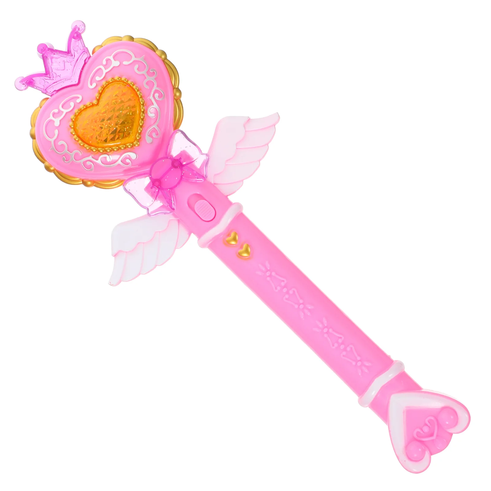 

Toys Girls Snowflake Light Sticks Dress-up Heart Fairy Wands Birthday Gifts Delicate Plastic Party Glowing Photo Prop Child