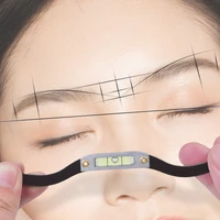 1pc microblading permannet makeup bow and arrow line ruler black measuring brow string pre inked tattoo