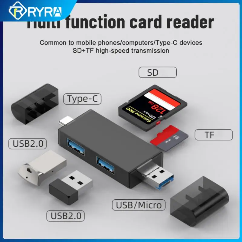 

Кардридер Micro SD RYRA OTG, USB 3,0, 7 портов