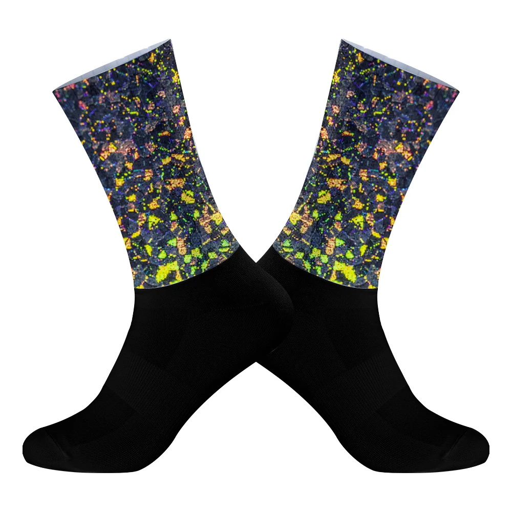 Летние 2024 Новые велосипедные носки для команды дышащие гелевые спортивные