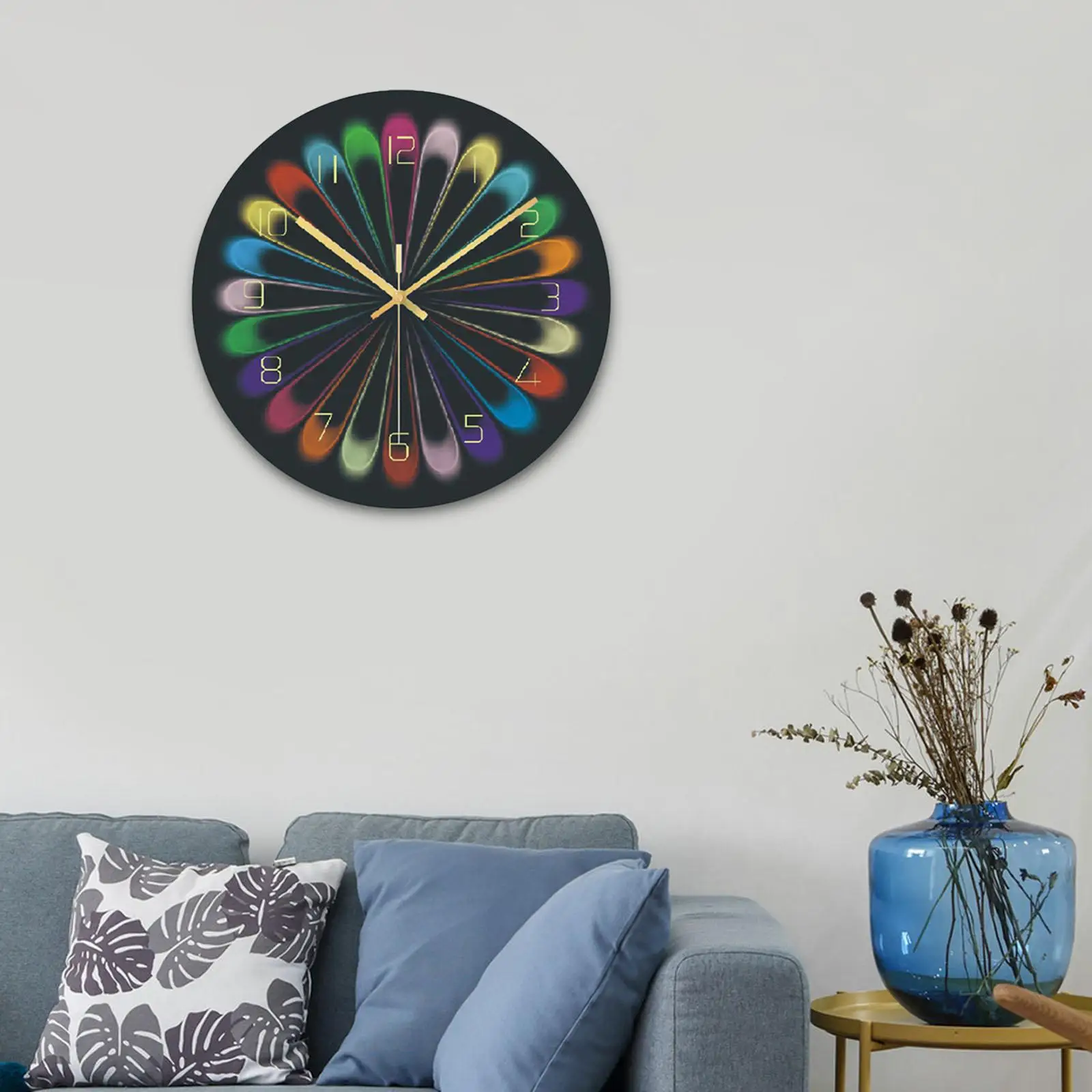 

Clock 12 Inch Decorative Silent for Dining Room Office Bedroom