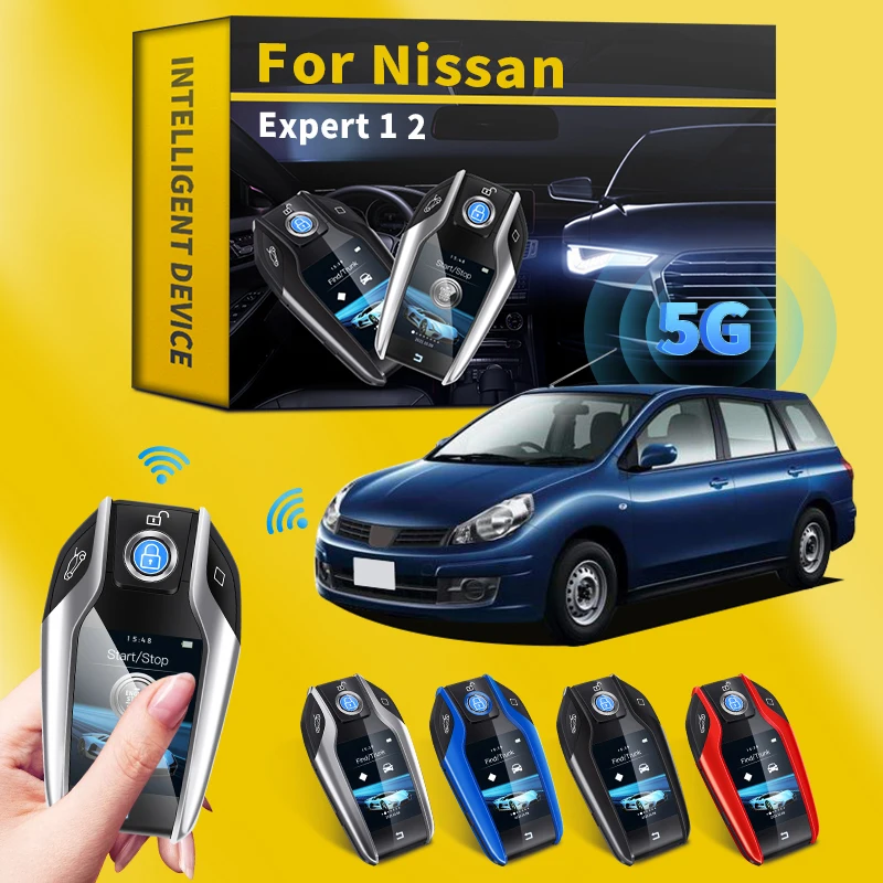 

Для Nissan Expert 1 2 W10 W11 модифицированный смарт-ключ с ЖК-дисплеем без ключа дистанционный ключ для автомобиля с ЖК-дисплеем смарт-ключи аксессуа...