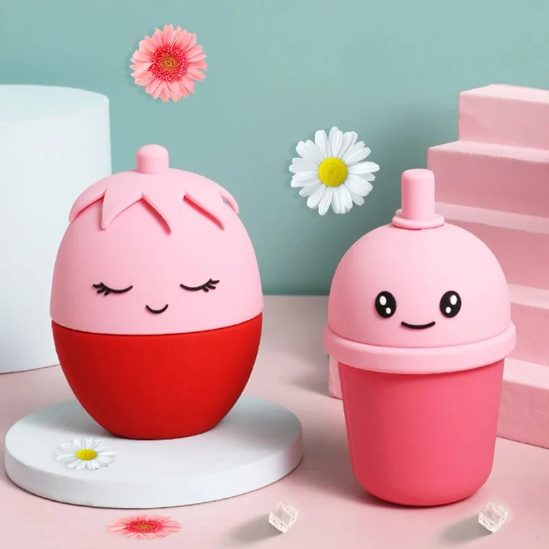 

Cute Silicone Ice Cube Tray Facial Massager Ice Roller Eye Bags Remove Treatment Face Contouring Tool Eye Bags Removal Skin Care