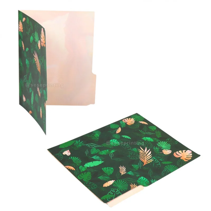 

Фабричная печать в Китае A5 рекламная Красивая папка для файлов с откидной крышкой, индивидуальная папка A4