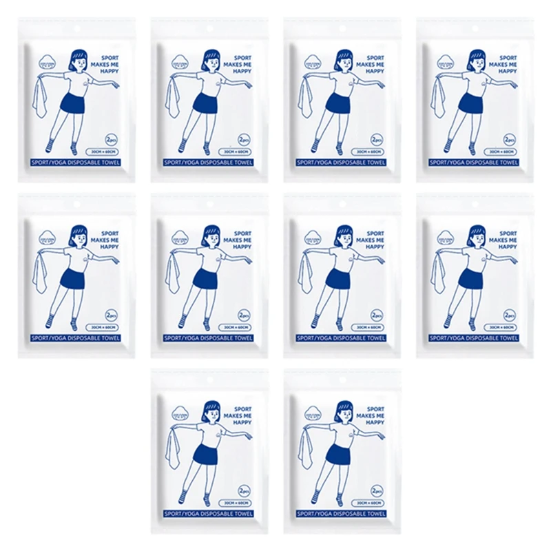 

20 PCS Disposable Towels Travel Quick-Drying Towel Travel Trip Essential Shower Washable Towels Easy To Use