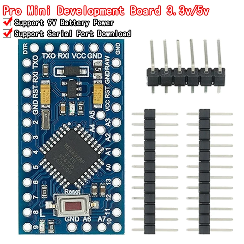 ATMEGA328P Pro Mini 328 ATMEGA328 5 В/16 МГц 3 В 8 для платы разработки Arduino