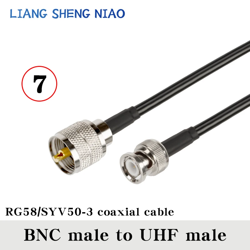 Вилка BNC к UHF/TNCPL259 и разъем мама SO239 разъему папа обжимной кабель RG58 коаксиального