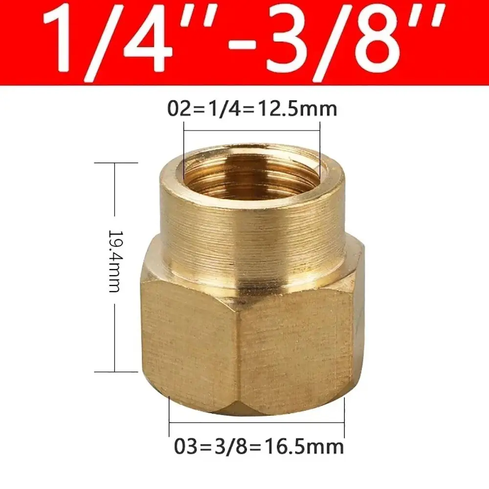 

Шестигранный латунный переходник для труб 1/8"-3/4" BSP