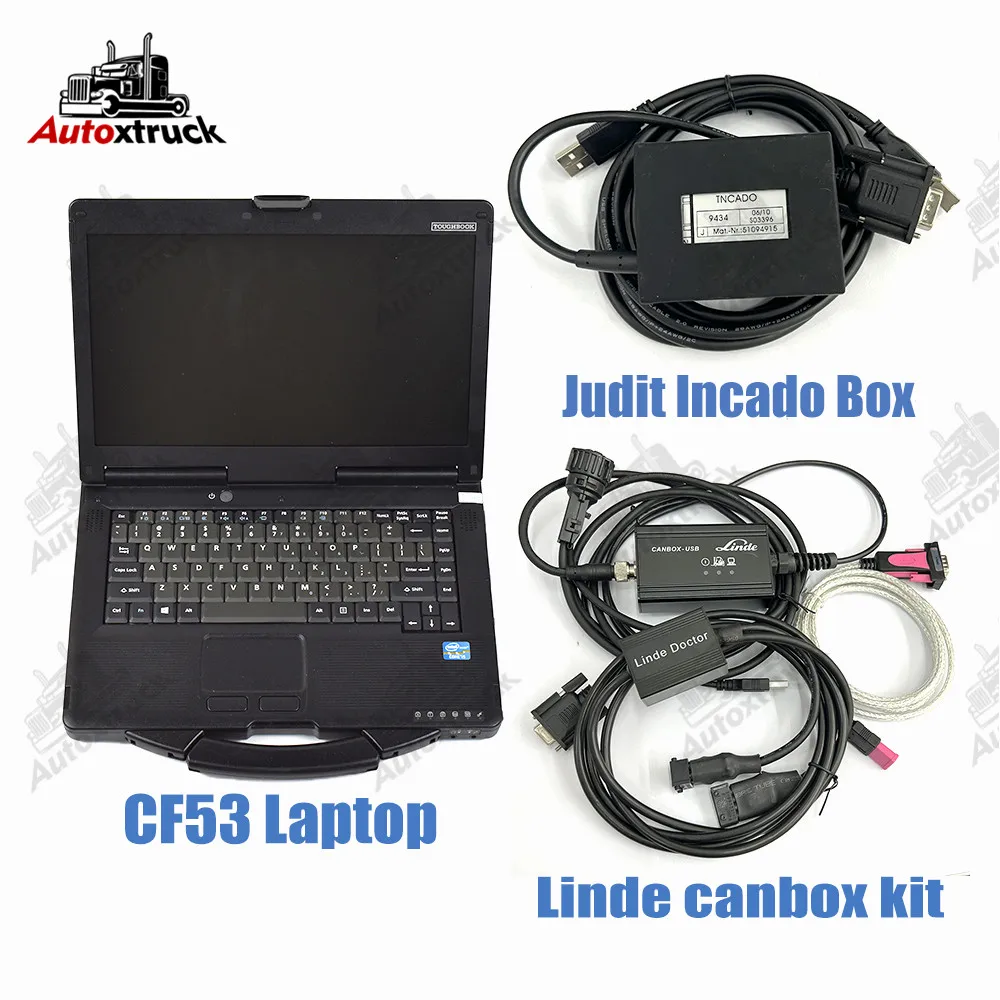 

Диагностические сканеры для вилочного погрузчика Judit Box Incado Electric CANBOX TO TRUCK for Pathfinder Linde canbox doctor CF 53 Laptop