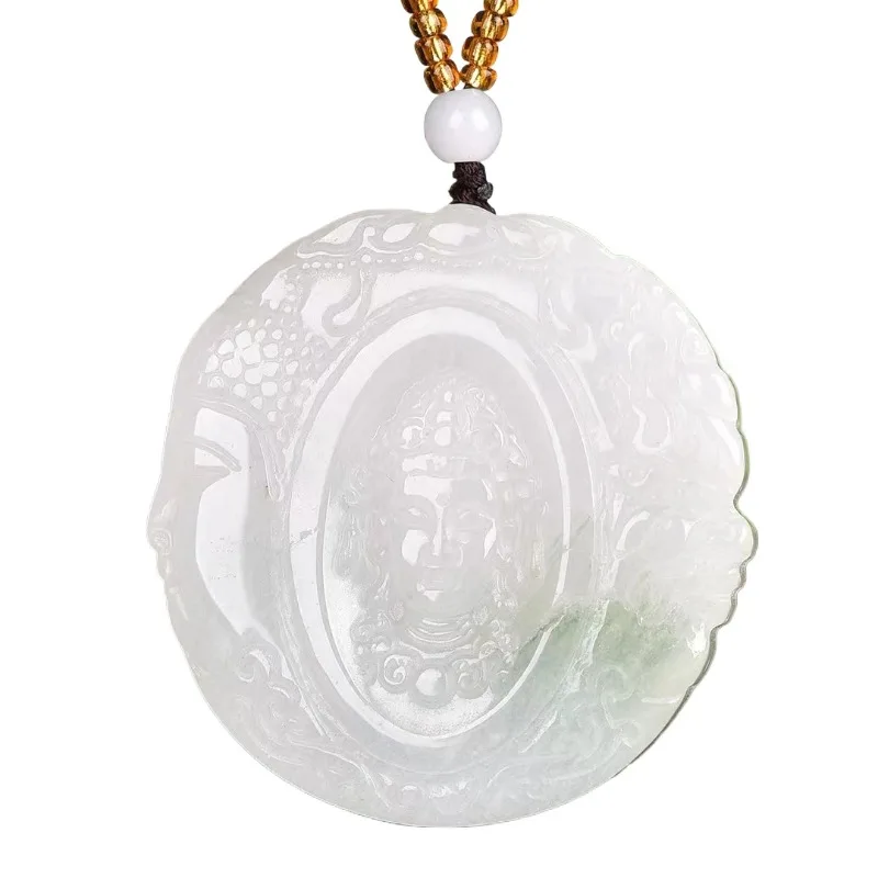 Натуральный нефритовый кулон Hetian модное универсальное ожерелье с подвеской из