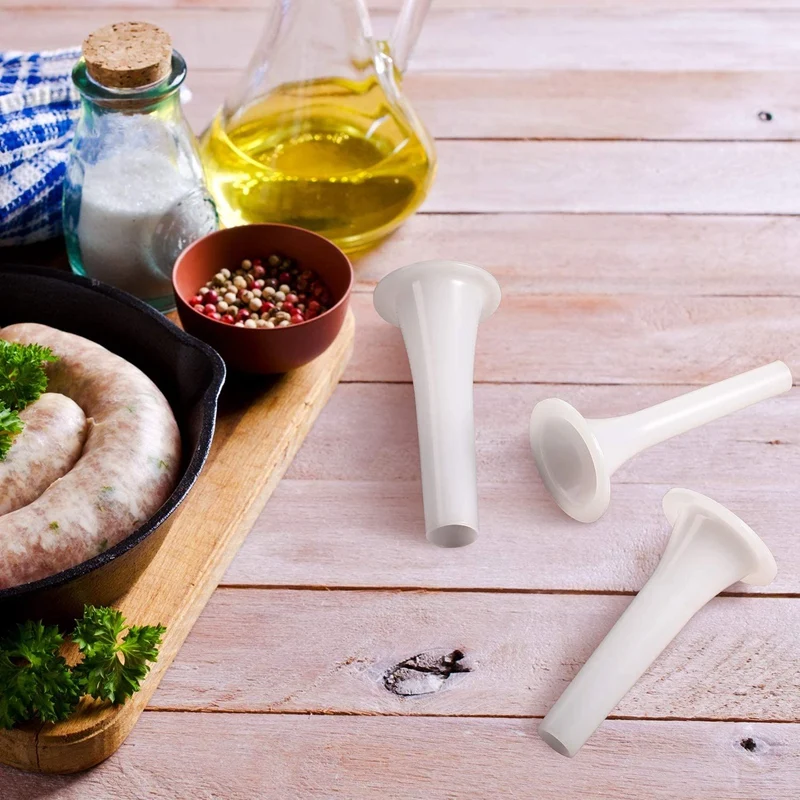 9 шт. пластиковые трубки для начинки колбас воронки инструмент наполнения размер