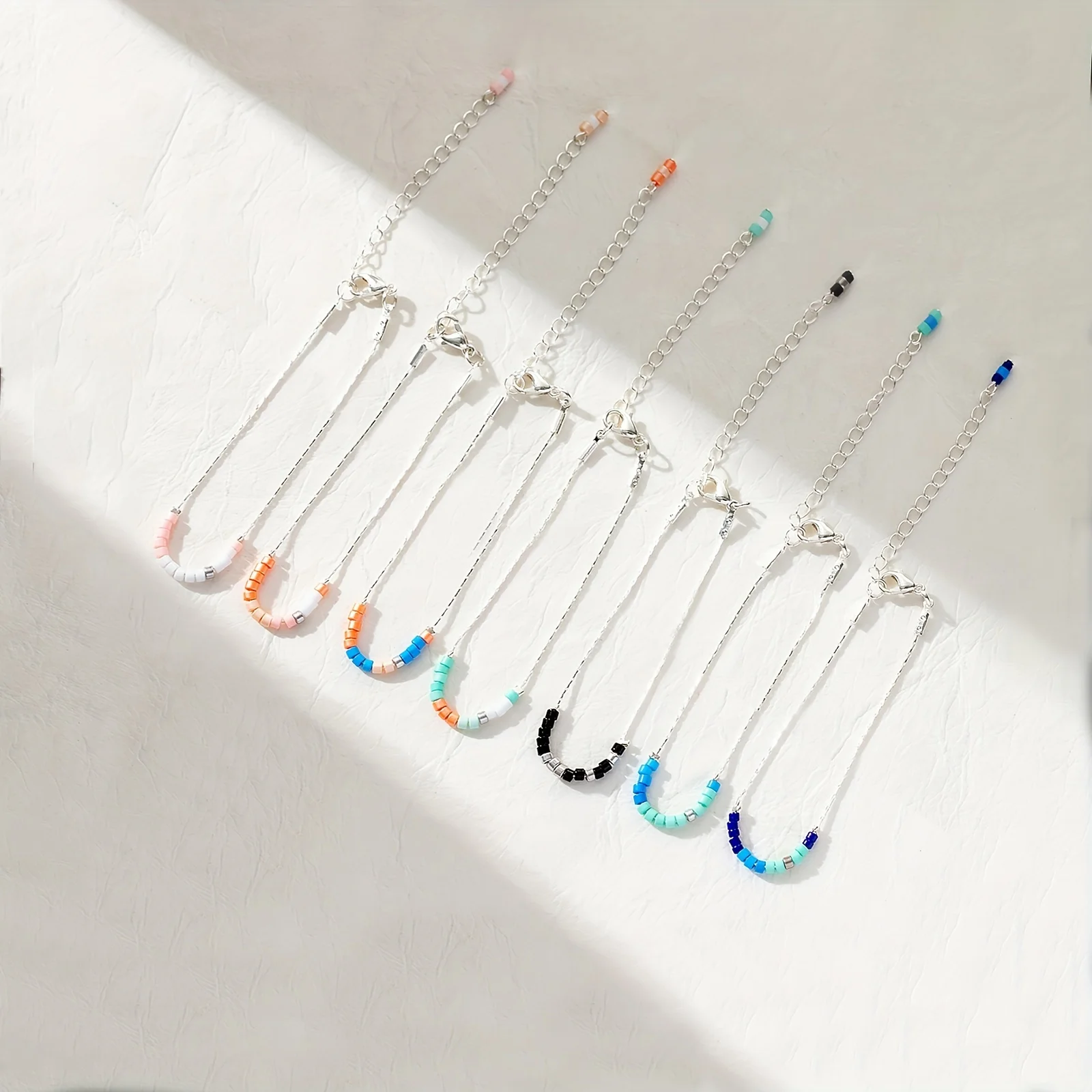 Женский браслет с низкой аллергией разноцветный в богемном стиле Ювелирное