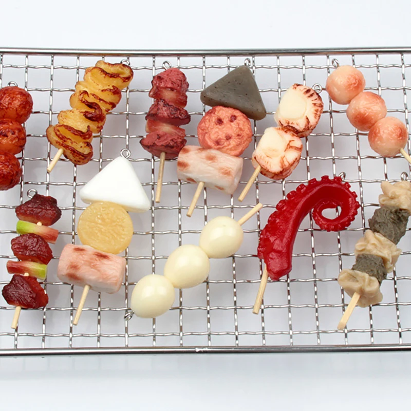 Брелок для ключей персонализированный брелок в виде барбекю еды острых