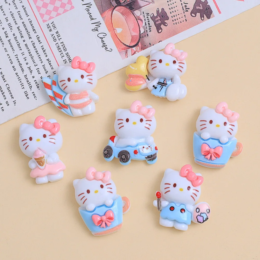 

100 шт. фигурки Санрио из смолы для скрапбукинга