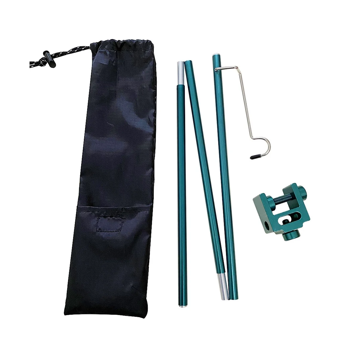 

Mini Picnic Table Bracket Camping Lamp Bracket Multifunctional Bracket Picnic Table Hook Bracket Outdoor Supplies(Green)