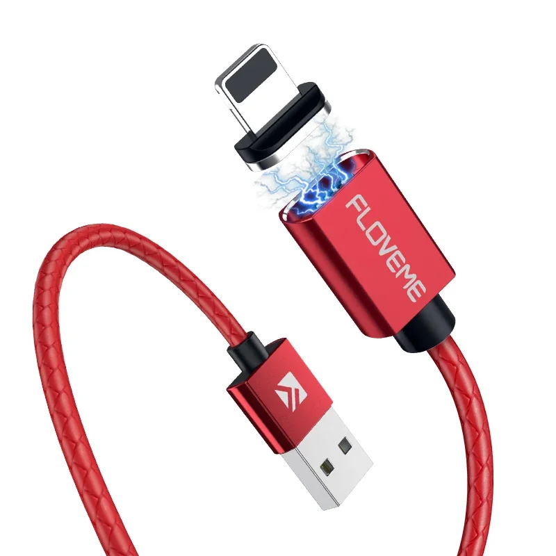 Магнитный кабель FLOVEME Micro USB Type C для 12 кабелей 1 м 3A Провод быстрой зарядки зарядный