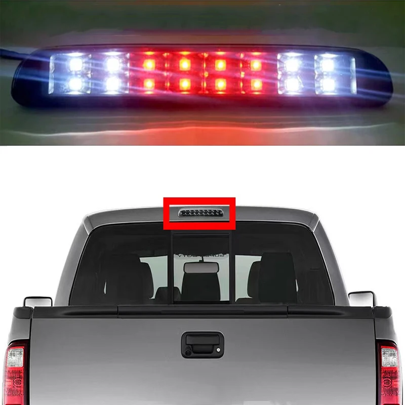 

Car Led 3Rd Third Brake Light For Ford F250 F350 1999-2003 2004-2008 2009-2016 DRL Additional Rear High Mount LED Stop Lamp