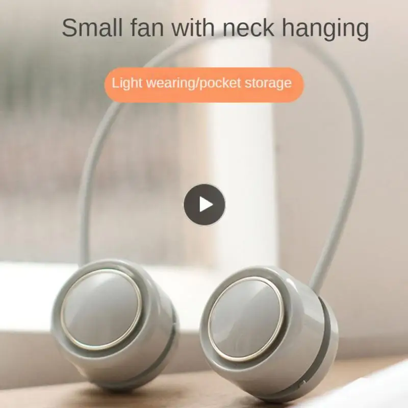 

Usb Interface Small Fan Mini Storage Neck Fan Mini Mute Fan Small Fan Large Wind Outdoor Fan Portable Usb Interface Three Colors