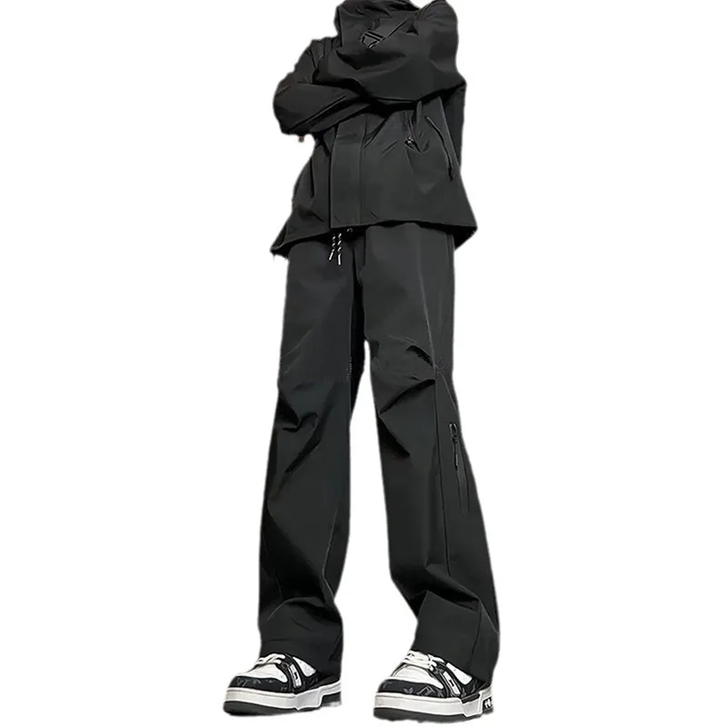 Однотонные повседневные брюки с тремя противоскользящими водонепроницаемыми