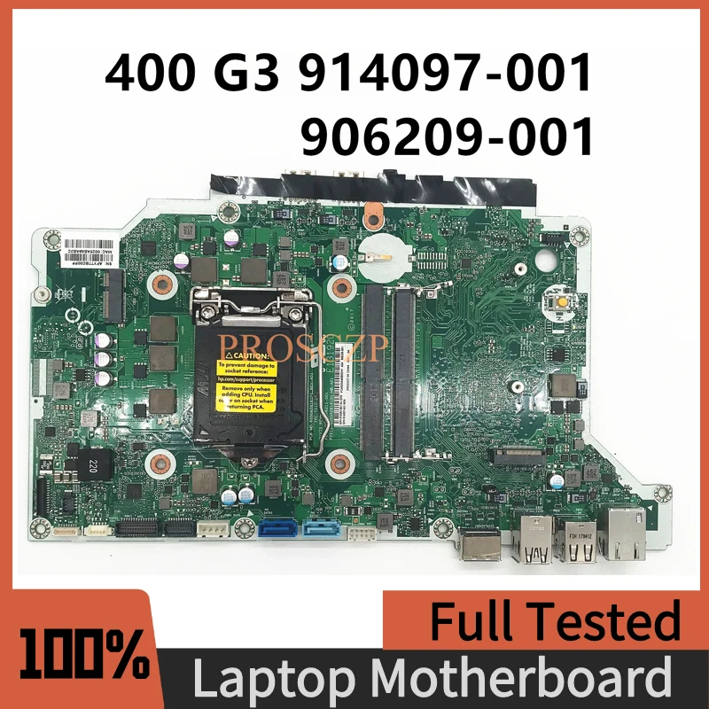 

914097-001 914097-601 906209-001 914033-601 Free Shipping High Quality Mainboard For HP 400 G3 Laptop Motherboard 100% Tested OK