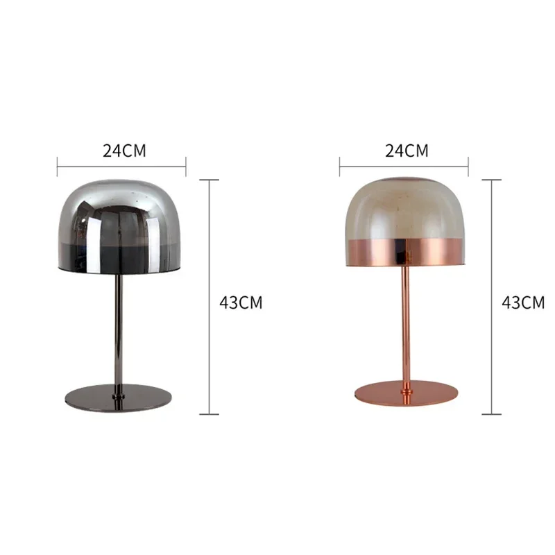 Скандинавская настольная лампа для спальни современная простая теплая и уютная