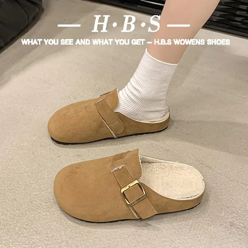 Женская обувь домашние тапочки шлепанцы на платформе с закрытым носком зимняя 2024