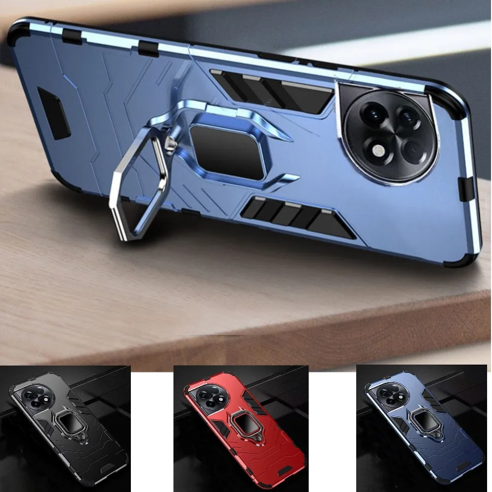 

Shockproof Armor Ring Case For Oneplus 11 5G Cover Funda For One plus 11 10 Pro 10T 9 R RT 11R Nord ACE 2 Coque Capa