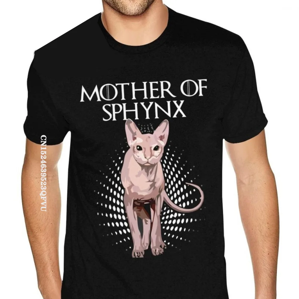 

Sphynx Cat Tees Tee Shirts Men's Harajuku Tee Shirts Cotton Tops T Shirt for Men Classic T Shirt Fitness Tight