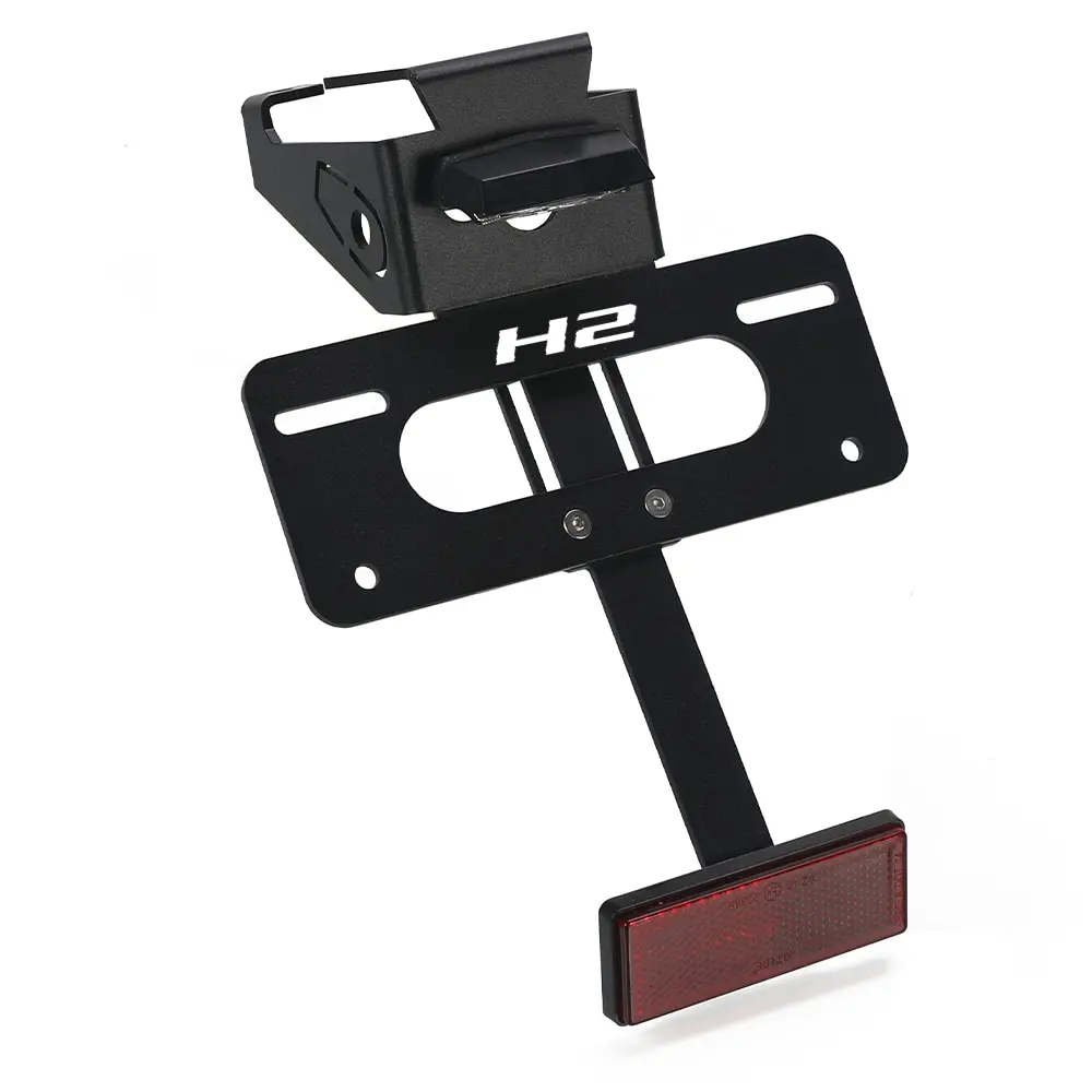 

2020-2023 2024 License Plate Holder LED Light For KAWASAKI Z900 ZH2 Performance Z H2 Motorcycle Fender Tail Number Plate Bracket
