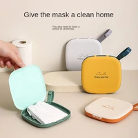 1pc new portable mask box disposable case mask storage case mask holder save mask box face mask container mask organizer box