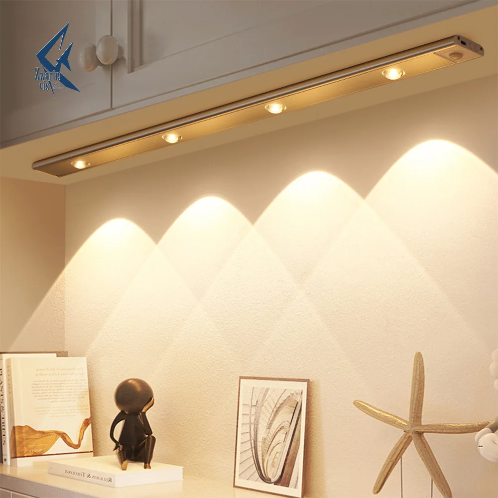 

Smart Charge Led Spotlight Ultra-Thin Sensor Light Festive Wedding Decoration Wireless Lamp Wardrobe Cabinet Bedroom NightLight