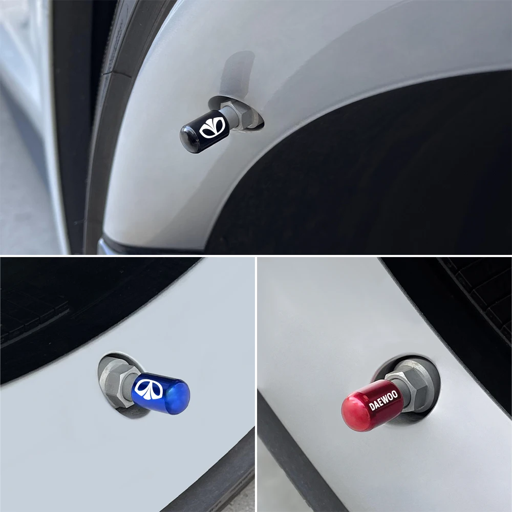 Для Daewoo Matiz Nexia Lanos Kalos Gentra шток клапана шины автомобиля Caps сменный алюминиевый