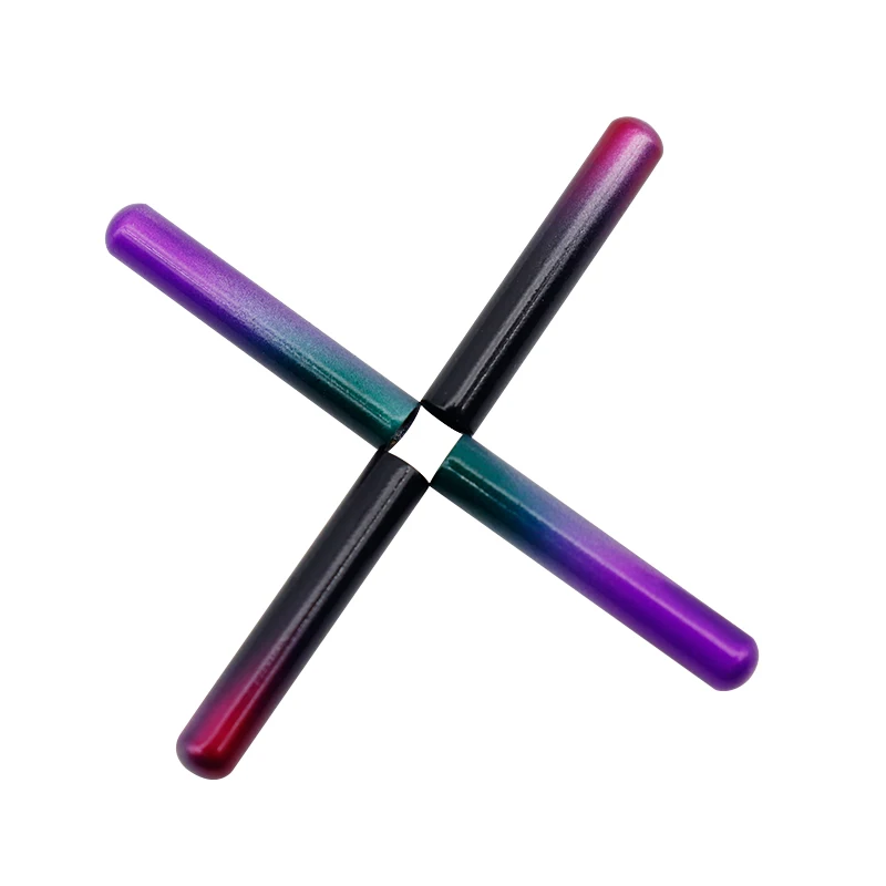 Weiou Lace Metal Tips 100Pcs Wholesale 22*3.8MM Sneaker Canvas Boots Decorative Aglets Purple/Red Gradient Shoelace Accessories