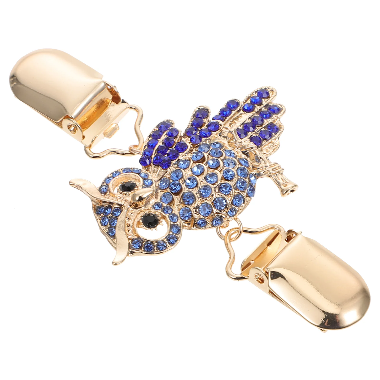 

Fashion Alloy Owl Design Brooch Clip Sweater Shawl Cardigan Chain Clip