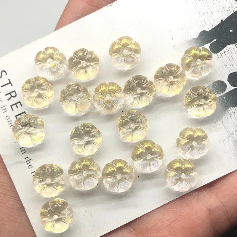 50 шт. 8*10 мм Чешская глазурованная плоская Тыква сделай сам стиль старого стиля