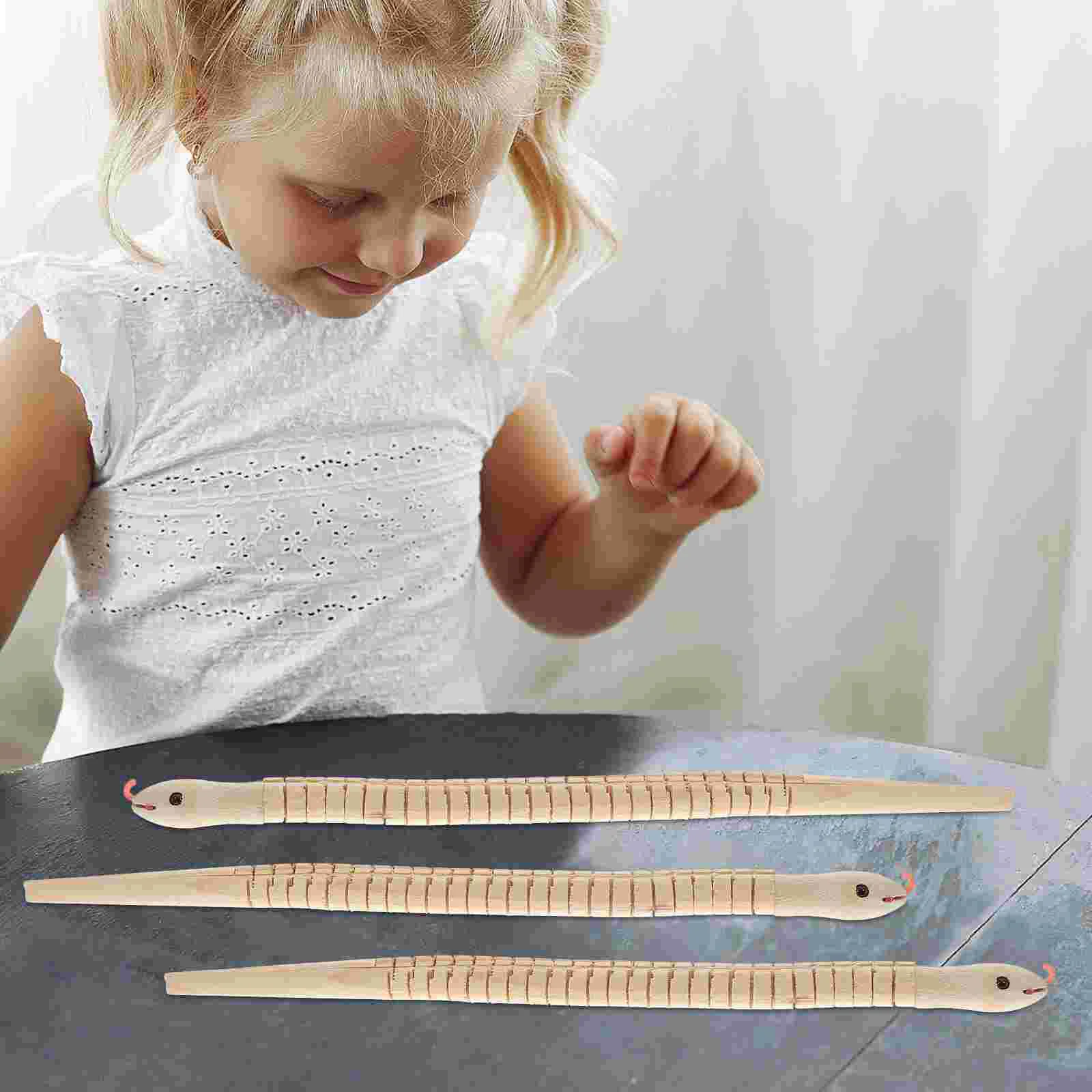 8 шт. хитрая деревянная имитация змеи на Хэллоуин детские игрушки реалистичные