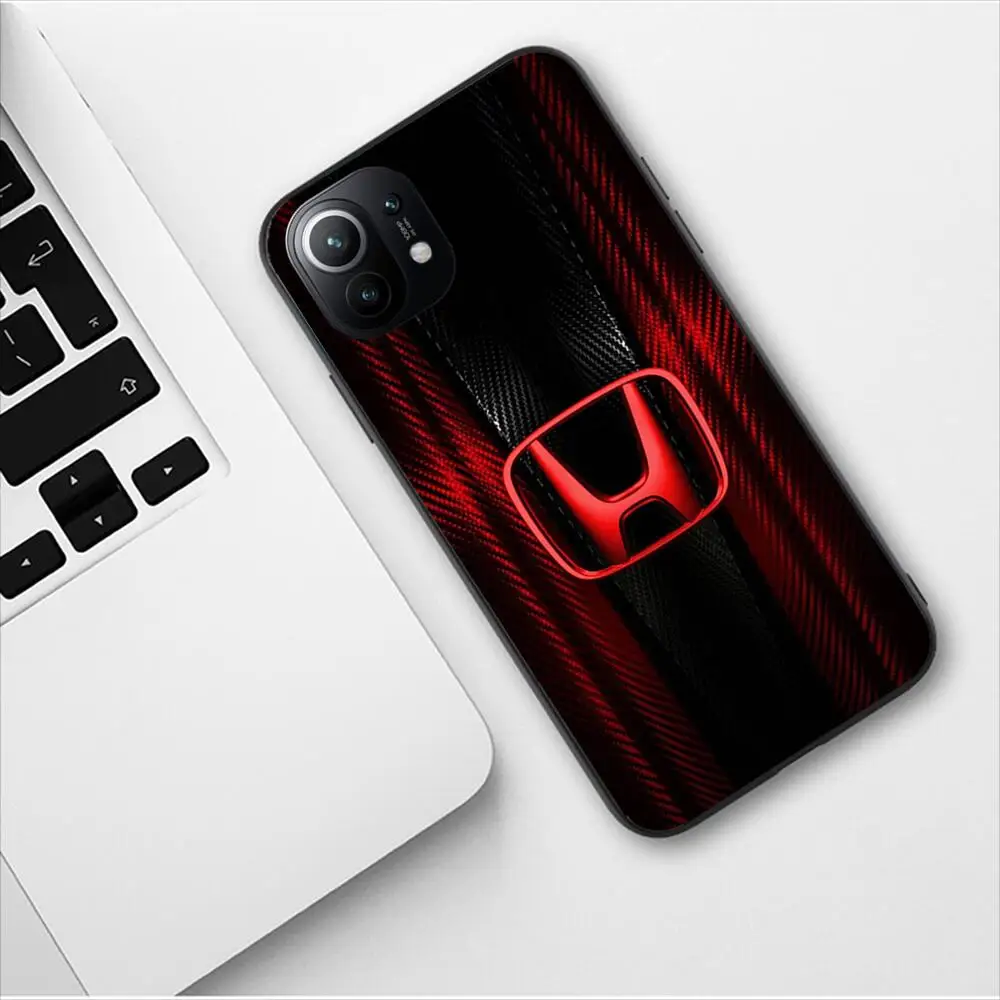 Luxury Car Logo H-Honda Luxury Phone Case For Xiaomi 13 12 11T 9 11 10C 9T 8 9SE 11i Lite Ultra Note10 Poco F3 M4 M3 Pro Cover