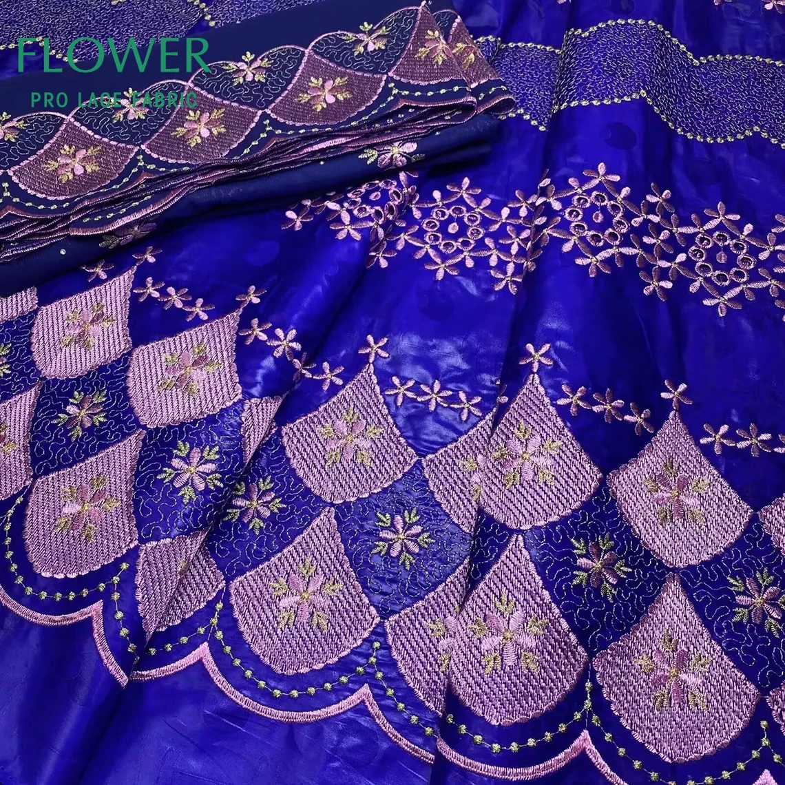 5 + 2 ярда первое качество Bazin Riche с парчовой вышивкой 160 см XXL духи 70*60 100% хлопок