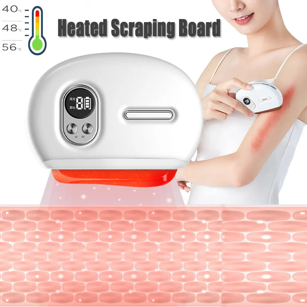 

Electric Hot Stone Gua Sha Massager Natural Stone Needle Guasha Scraping Face Neck Lift Spa Massage Relax Anti Wrinkle Therapy