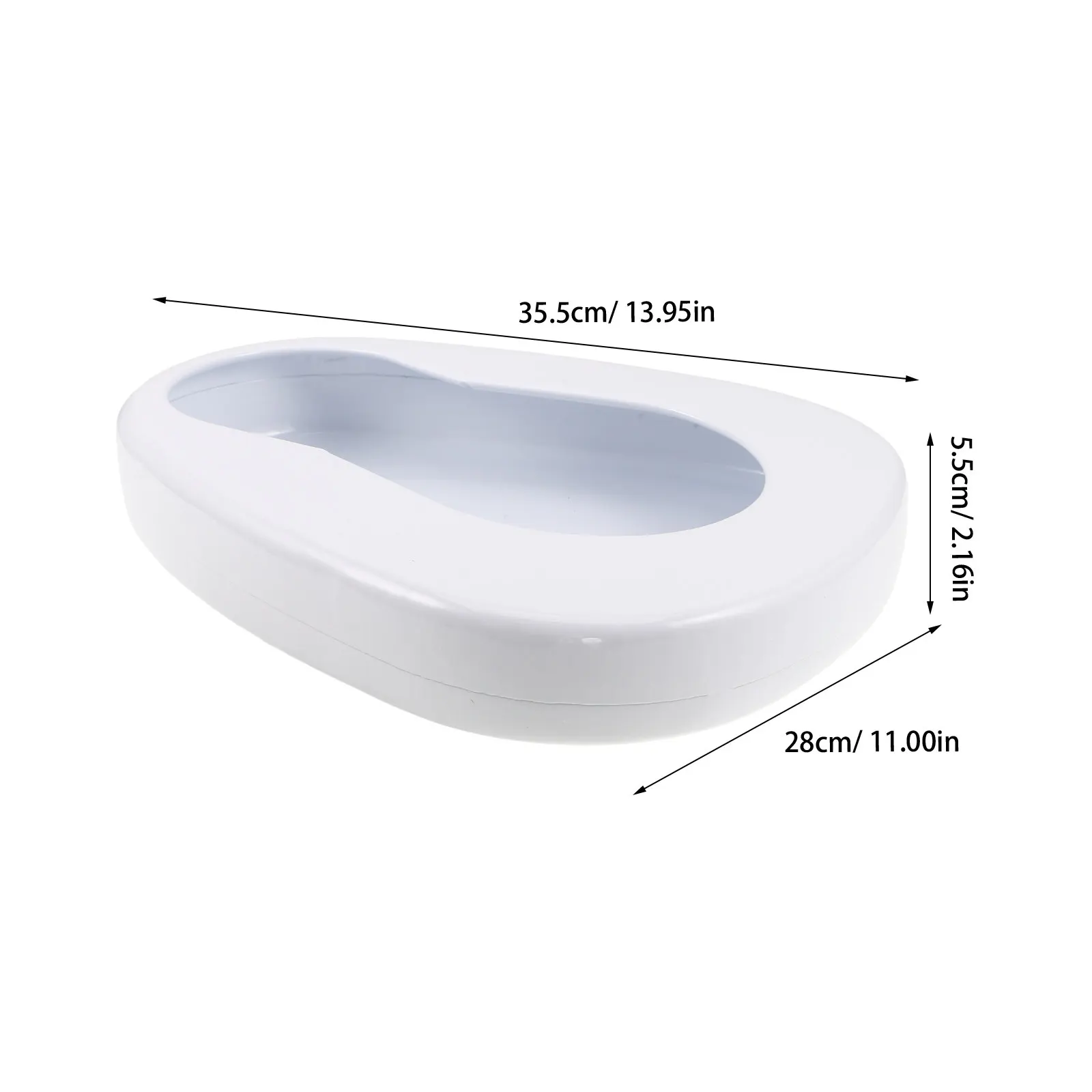 Фото Портативный металлический туалетный горшок для лежачих больных: эргономичный, непроливаемый, легко моется, легкий, для ухода за пожилыми людьми №4