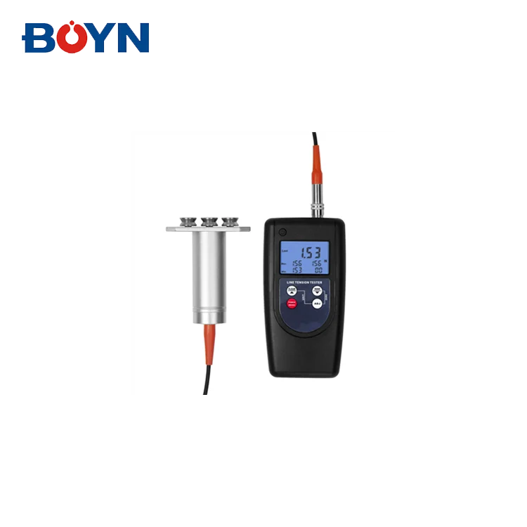 

LTTS-10K three-roller principle digital wire rope tension meter
