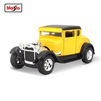 maisto 124 1929 ford model a yellow car model die casting static precision model collection gift toy tide play