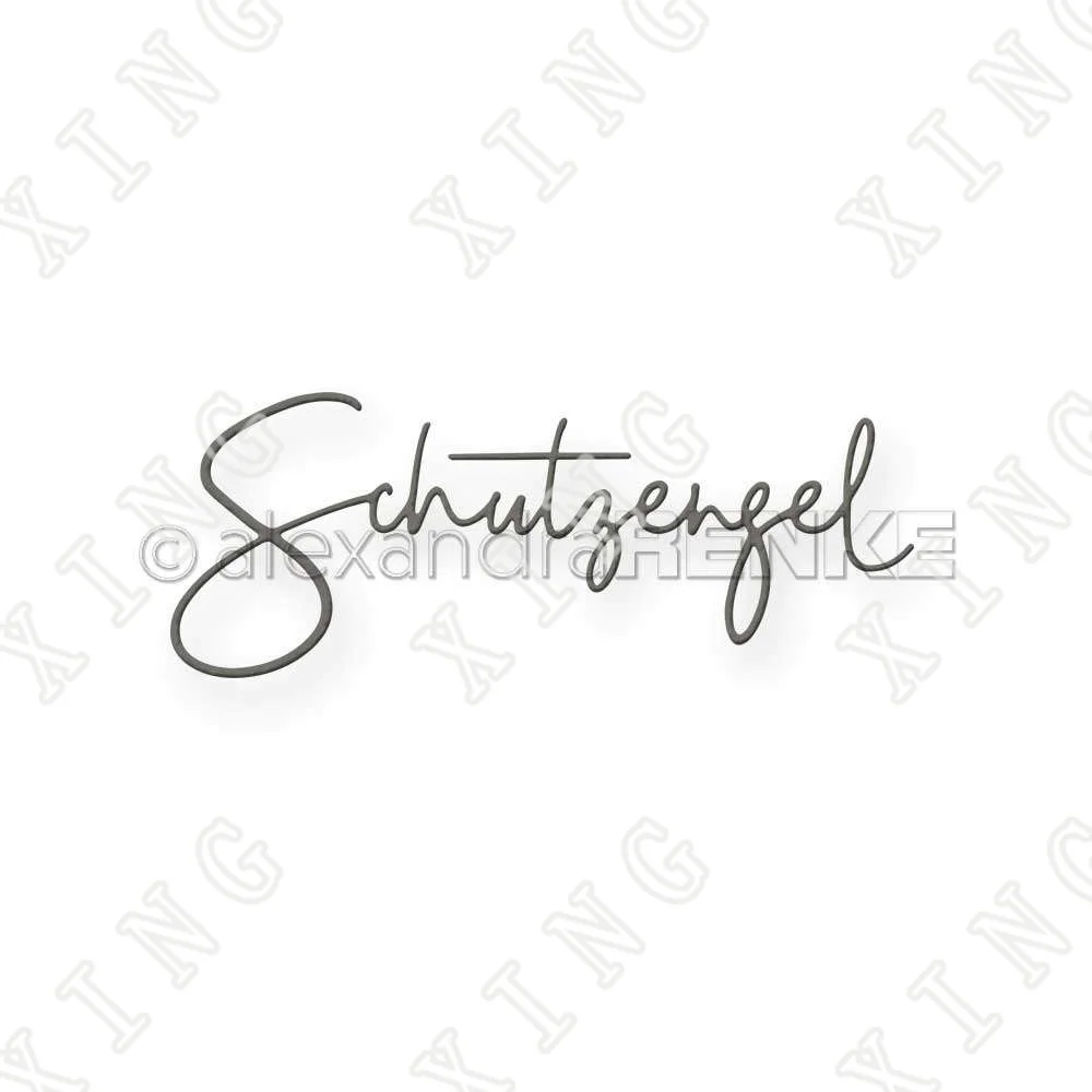 

2022 New Metal Cutting Dies Schutzengel Handwriting Craft Die Scrapbooking Diary Decoration Embossing Template Diy Greeting Card