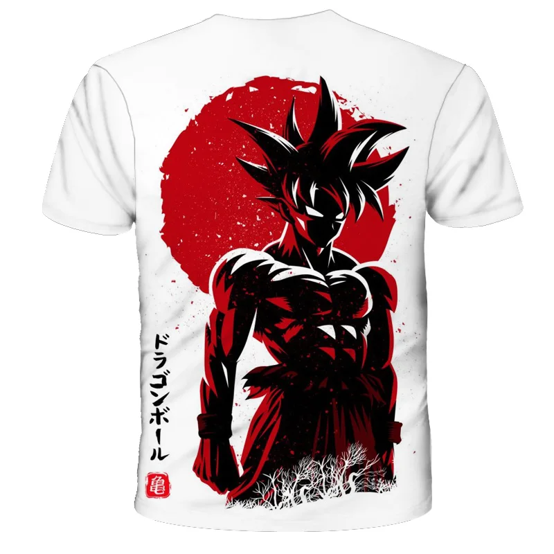 

2023 New Dragon Ball Z Theme Top Fashion Cartoon Cool Kids T-shirt 3D Shirt Boys Short Sleeve Top Street Summer T-shirt