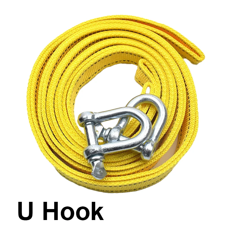 

Портативный Автомобильный Буксирный Трос 4 М, 5 Тонн С Крючками