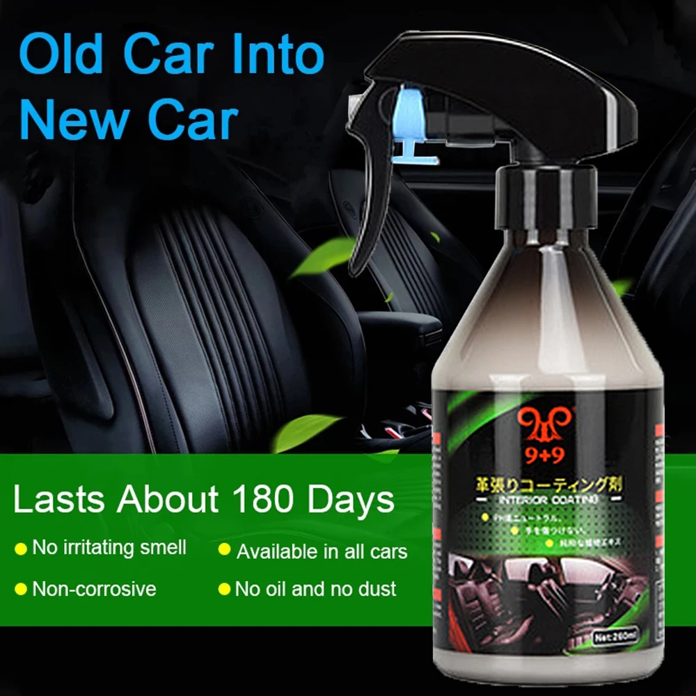 

260ml Car Plastic Parts Refurbishment Car Interior Cleaning Refurbished Dashboard Cleaner Beauty Care